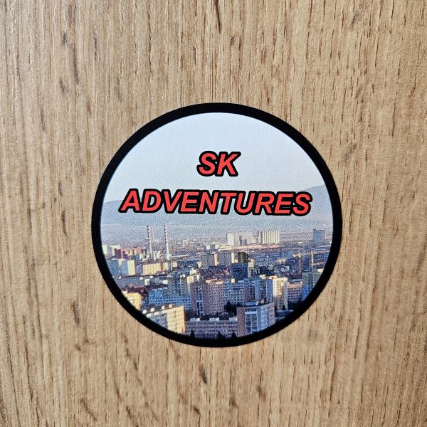 Nálepka - SK Adventures - balenie 5ks - Image 3