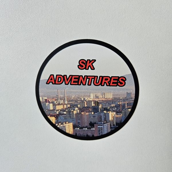 Nálepka - SK Adventures - balenie 5ks - Image 2